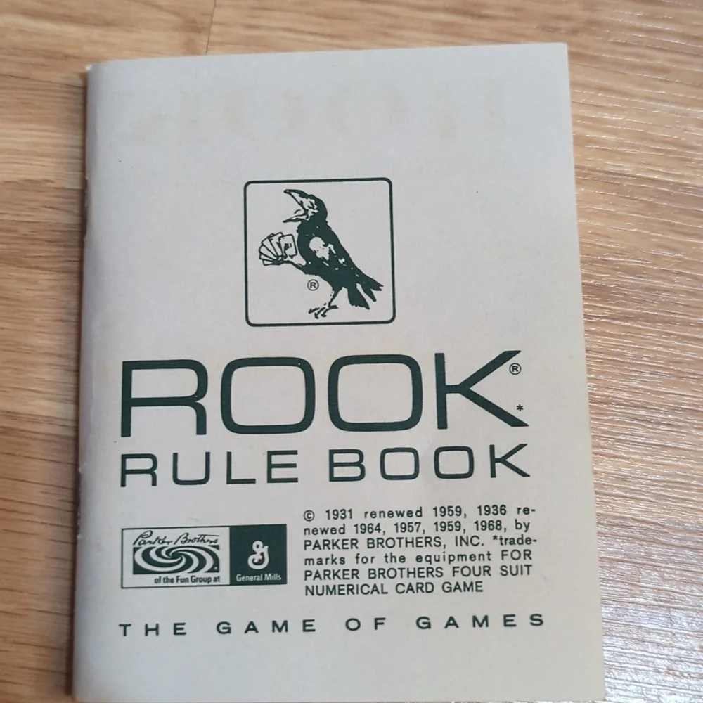 Vintage 1968 Red edition‎ of Rook
